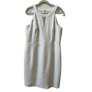 White House Black Market Women’s 14 Sleeveless Dress Knee Length Cut-Out Lined